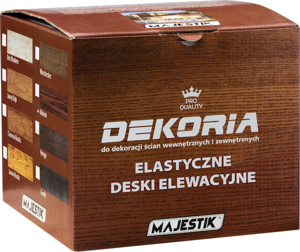 MAJESTIK DEKORIA ELASTYCZNE DESKI ELEWACYJNE