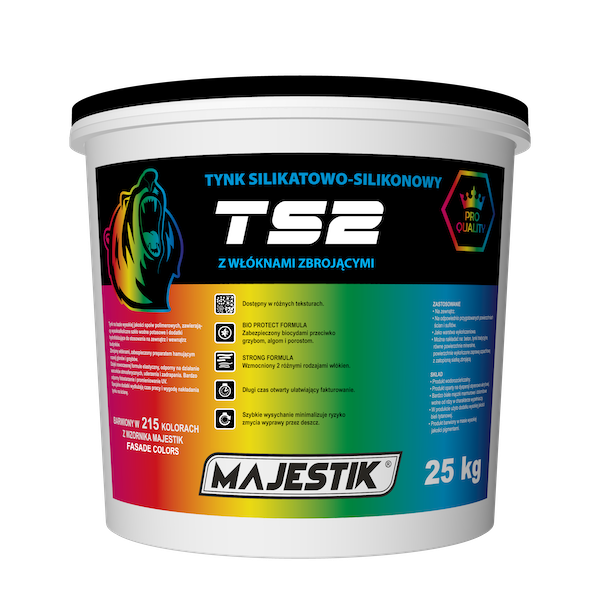 MAJESTIK Tynk silikatowo silikonowy TS2
