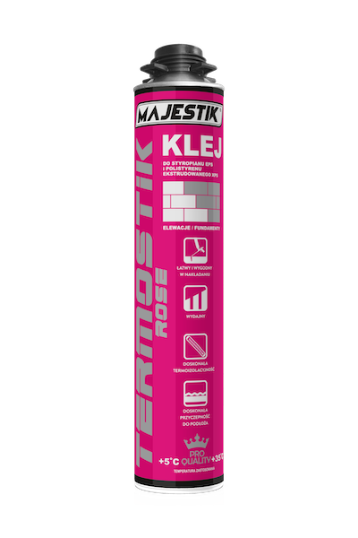 MAJESTIK Termostik Rose Klej Poliuretanowy do EPS, XPS